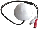 MIC-302 :: Micrófono Omnidireccional de Alta Fidelidad Tipo Pelota de Golf a Prueba de Explosión para Areas de 10 a 100 Mts. Cuadrados para CCTV