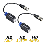 UTP101PHD :: Par de Transceptores de Video Pasivos (Balún) 1 CH para Cámaras HD (CVI, TVI, AHD y CVBS) Hasta 400 Mts en HDCVI con Cable Cat 6 CCU o hasta 80 Mts. con cable CCA Cat 5e