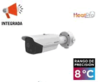 DS-2TD2617-6/QA :: C&aacute;mara IP Bala Dual T&eacute;rmica HeatPro 4 MP Lente 8mm / Detecci&oacute;n de Temperatura / Alerta Visual y Audible / PoE / IP67