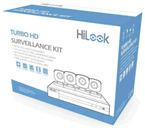 HL28LQKITS-M :: Kit HiLook by HIKVISION 1 DVR DVR-208G-F1 8 CH 1080P LITE + 4 Cámaras Bala THC-B120-MC 1080P 2.8 mm Metálicas IP66 + 4 Rollos de 18 mts. de Cable Siamés + Fuente de Poder para las 4 Cámaras